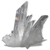 Propiedades mineralógicas del cuarzo incoloro (cristal de roca o cuarzo hialino) Propiedades mineralógicas del cuarzo incoloro (cristal de roca o cuarzo hialino)