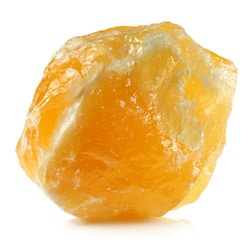 Calcita naranja en bruto