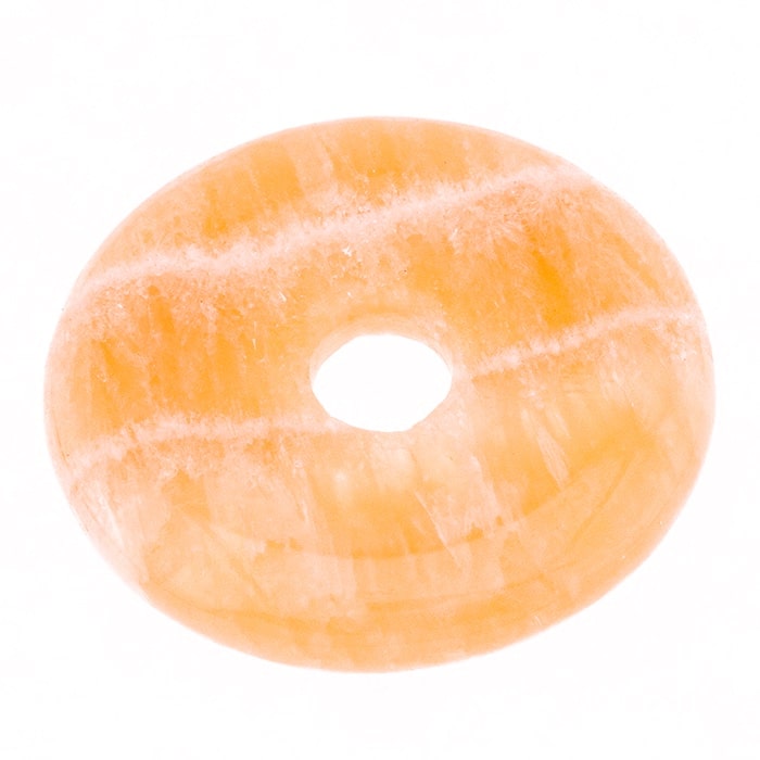Donut de calcita naranja
