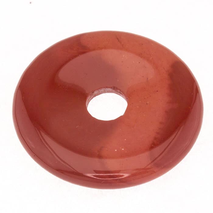 Donut de jaspe mookaita rojo