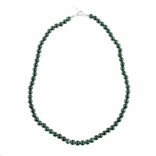 Collier en Malachite - Pierres Boules de 6 mm