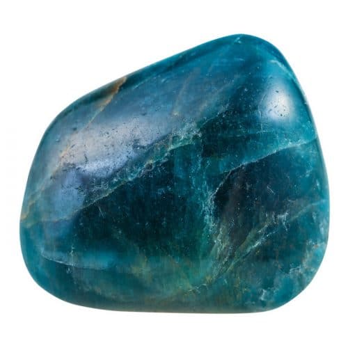 Apatite Bleue - Pierre Roulée | Lithothérapie en Ligne