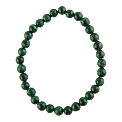 Bracelet Malachite - Pierres Boules 6mm