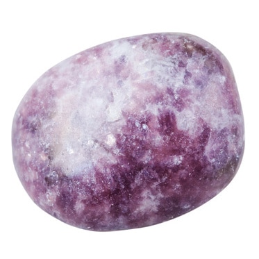 Lepidolita - Piedra Rodada | Litoterapia en Línea