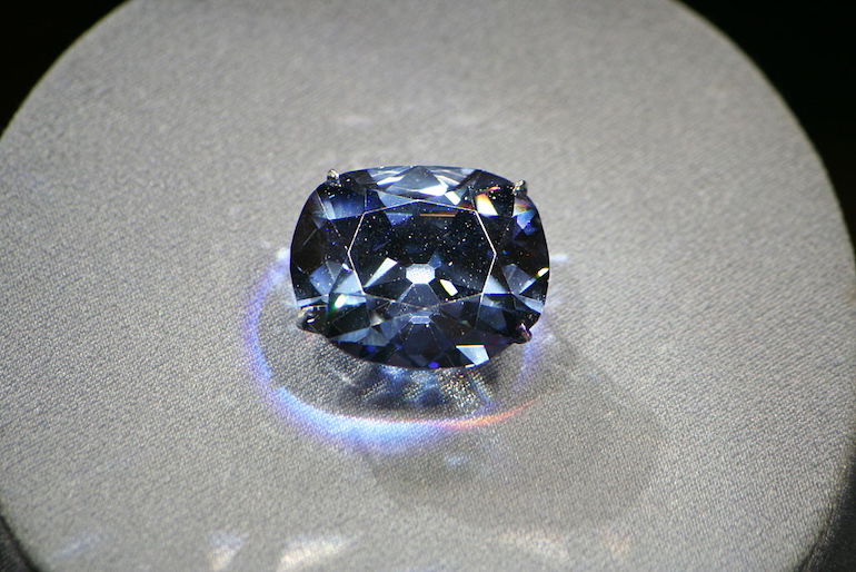 El diamante Hope, antiguo Azul de Francia | Litoterapia en línea