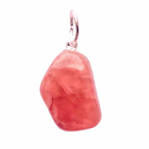 Rhodochrosite Ortiz - Pendentif Pierre Roulée
