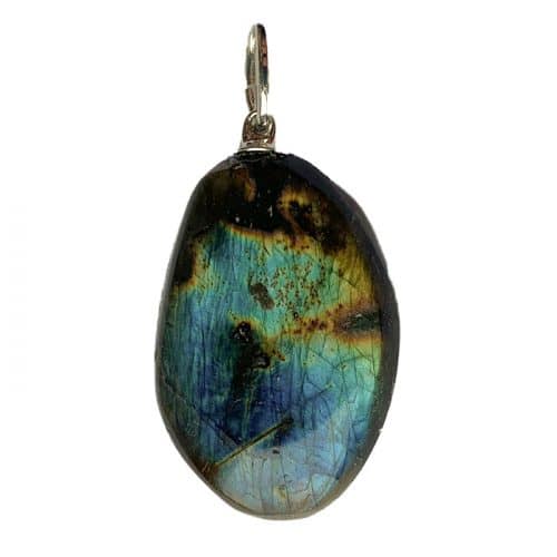 Labradorite - Pendentif Pierre Roulée | Boutique de Minéraux | Lithothérapie en Ligne
