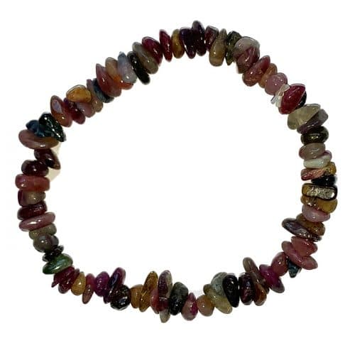 Bracelet Baroque en Tourmaline Multicolore | Boutique de Minéraux