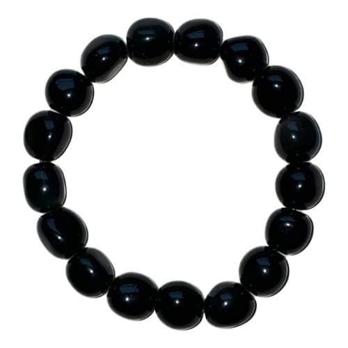 Bracelet en Obsidienne Oeil Céleste - Pierres Roulées