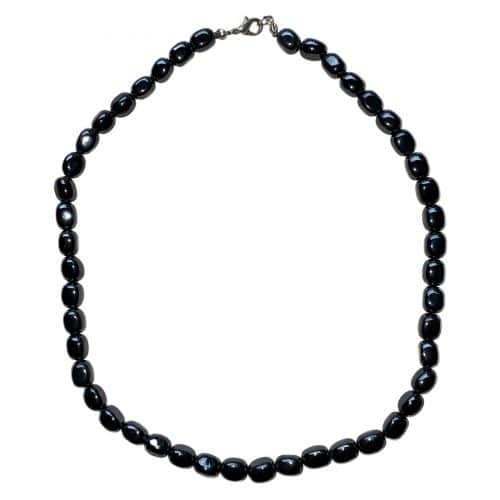 Collier en Hématite - Pierres Roulées