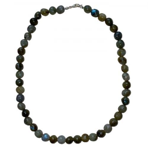 Collier en Labradorite - Pierres Roulées