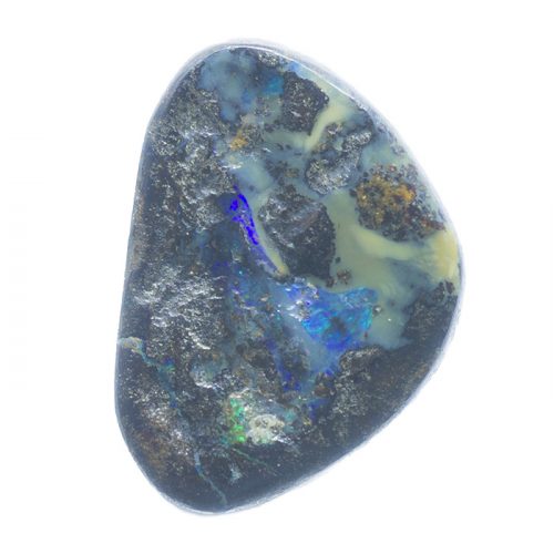 Opale Boulder d'Australie - Pierre plate - 8 g (Pièce n°420)