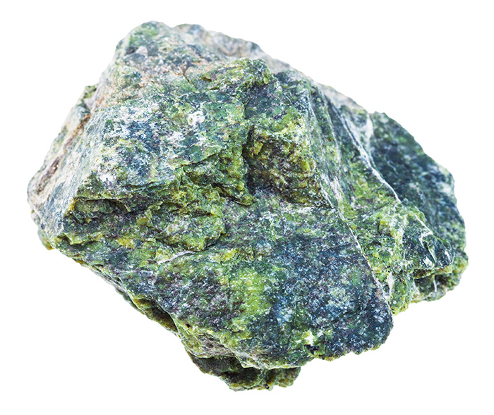 Piedra serpentina en bruto