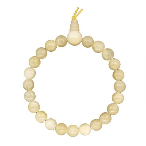 Bracelet tibétain en calcite orange