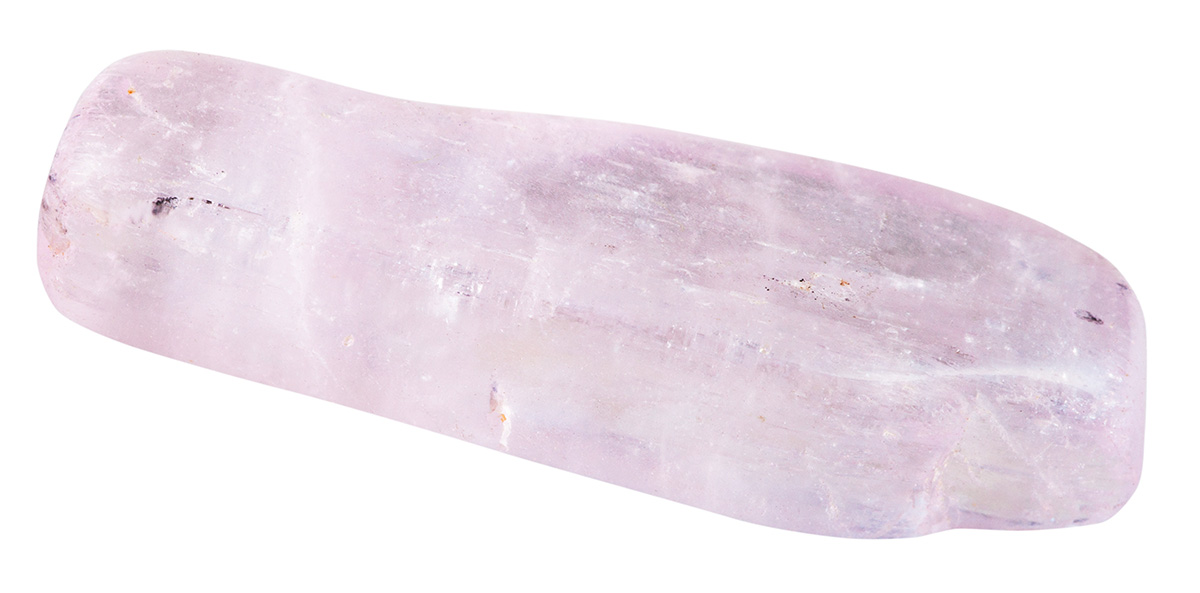 Piedra pulida de kunzita