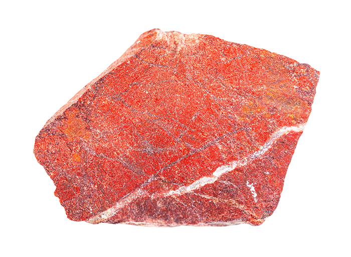 Piedra en bruto de jaspe rojo