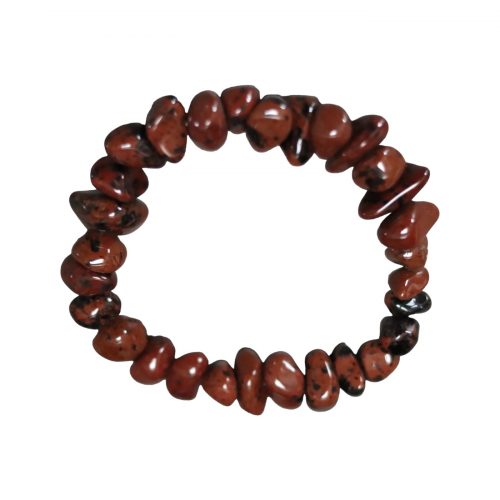 Obsidienne Acajou bracelet baroque